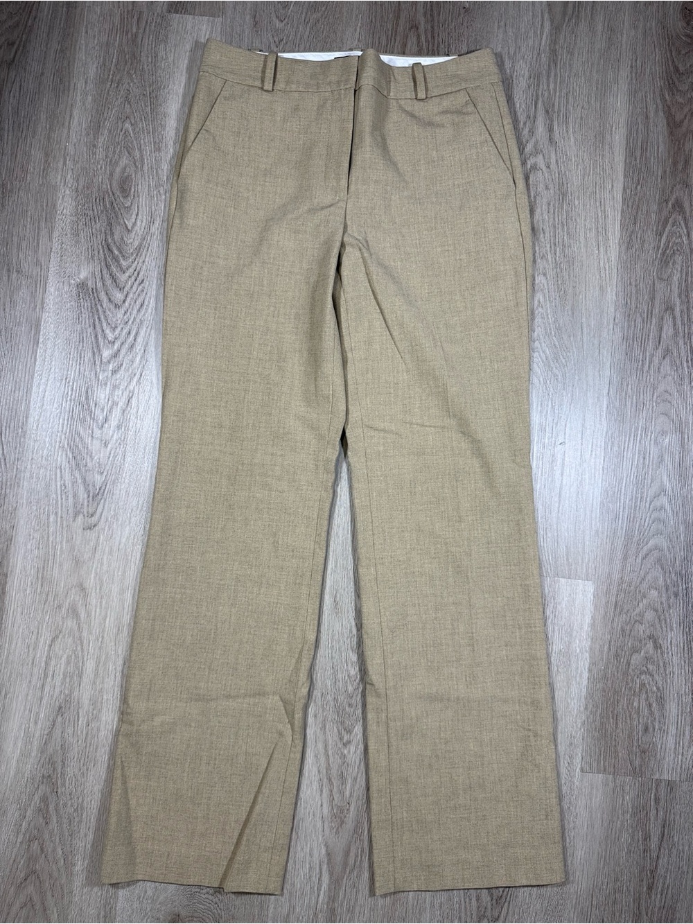 Talbots Wide-Leg Pants in Khaki Tan